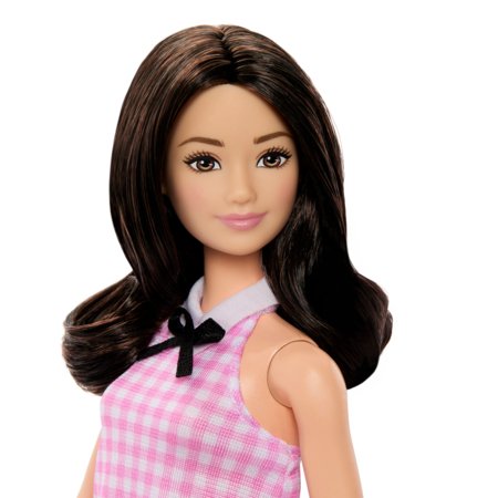BARBIE madistė rožine languota suknele, HRH21 