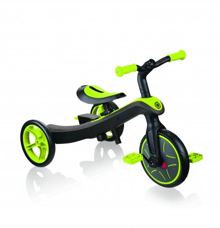 GLOBBER triratukas Trike Explorer 4in1, žalias, 632-106-2 632-106-2