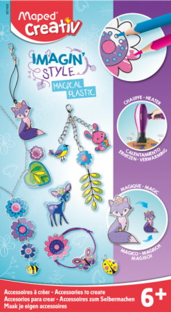 MAPED CREATIV Imagin' Style kūrybinis rinkinys Magiškas plastikas, 907400 907400