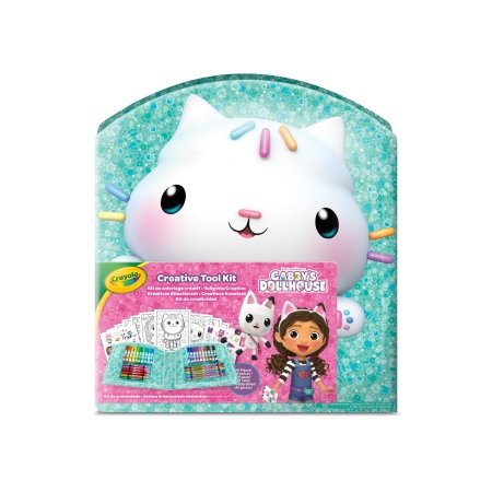 CRAYOLA pieštukinės rinkinys Coloring Case, Gabby's Dollhouse, 40vnt., 04-2945 