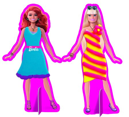 LISCIANI Barbie kūrybinis rinkinys su modelinu Fashion Show, 88867 
