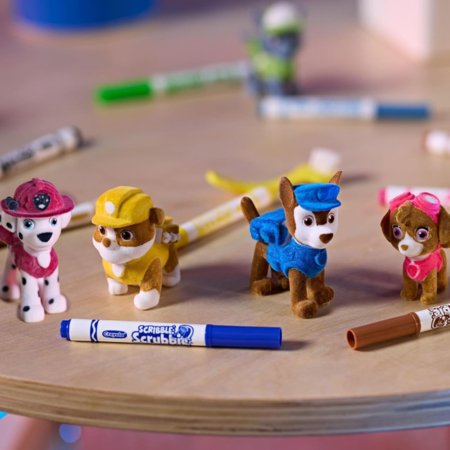CRAYOLA kūrybinis rinkinys Washimals Paw Patrol, 4 vnt., 74-0290 
