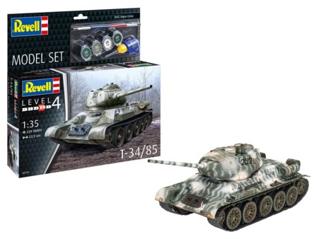 REVELL modelis T-34/85, 63319 