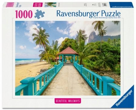 RAVENSBURGER PUZZLE dėlionė Spalvingas tiltas Malaizijoje, 1000 det., 12001766 0 