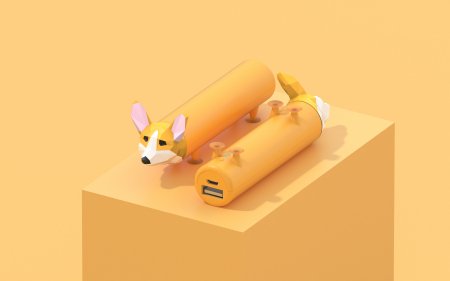 MOB DESIGN išorinė baterija 4800 mAh Power Pets Corgi, PP-CORG-01 PP-CORG-01