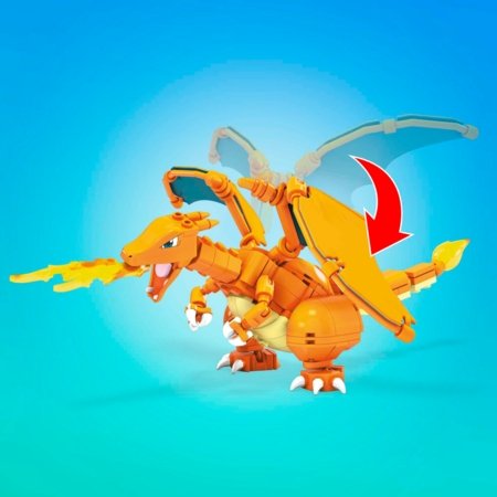 MEGA CONSTRUX POKEMON konstruktorius Charmander evoliucija, HFG06 HFG06