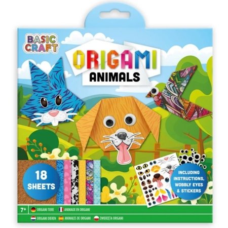 MOXY kūrybinis rinkinys Origami Gėlės/Gyvūnai, asort.,  100096 