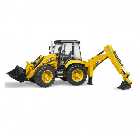 BRUDER traktorius su krautuvu JCB 5CX eco Backhoe, 02454 02454