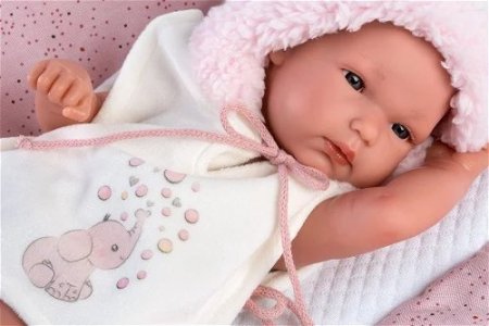 LLORNES kūdikis RECIEN NACIDA BIMBA CAPITA BAÑO, 35 cm, 63544 