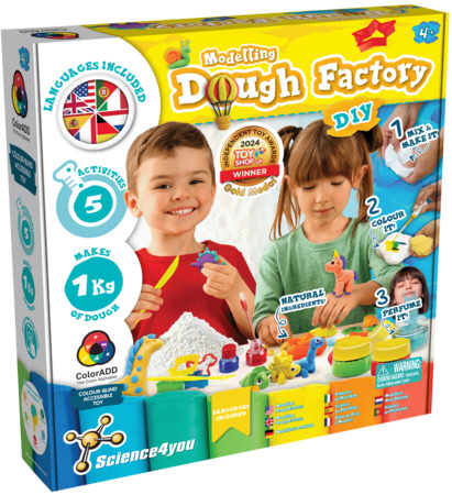 SCIENCE4YOU lavinamasis rinkinys MODELLING DOUGH FACTORY, 80005158 