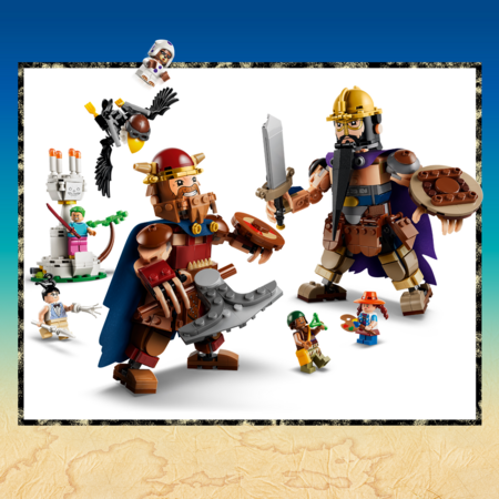 75644 LEGO® ONE PIECE Dorry prieš Brogy – Mažojo sodo milžinai 