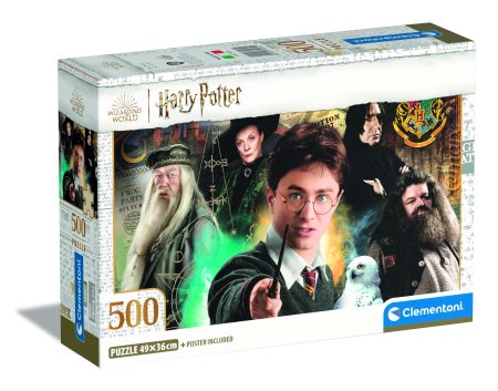 CLEMENTONI HARRY POTTER dėlionė, 500 d., 35534 
