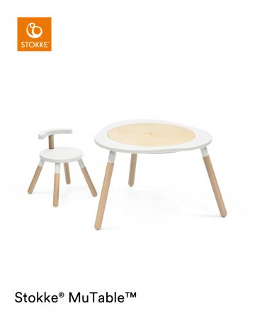 STOKKE medinė kedutė MUTABLE™, white, 627101 627101
