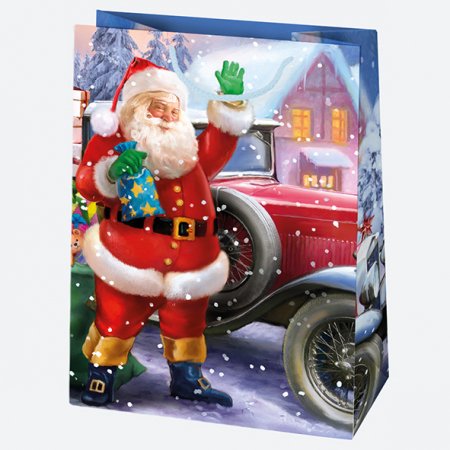 Krepšelis dovanoms kalėdinis  T17 XXL, 5901720700544 5901720700544