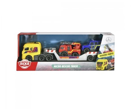 DICKIE TOYS mikro gelbėjimo sunkvežimiai, 203715020 