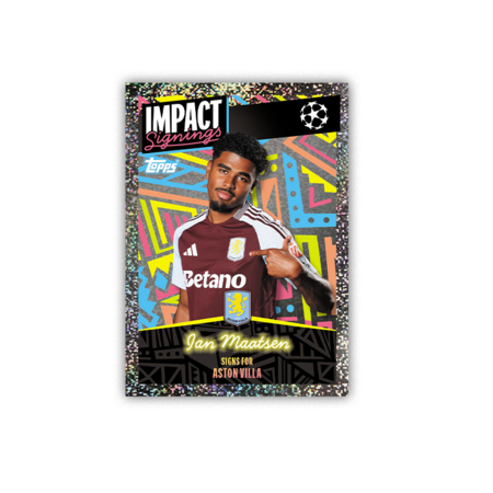 TOPPS lipdukai Champions League 2025 Eco Pack, 24+6vnt., 5053307074491 