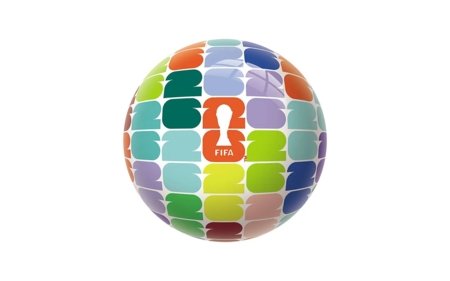 MONDO FIFA World Cup futbolo kamuolys, 14 cm, 5711 