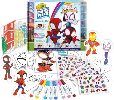 CRAYOLA kūrybinis rinkinys Color Wonder Activity Spidey, 75-7193 