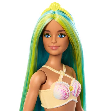 BARBIE Dreamtopia undinėlė melsvais plaukais, HRR03 