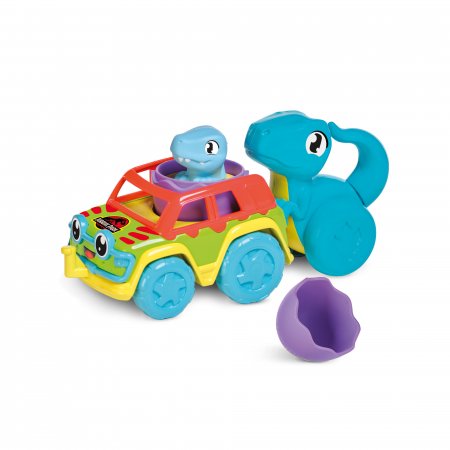 TOMY mašinėlės rinkinys su dinozauru Chase & Roll Raptors, E73251 E73251