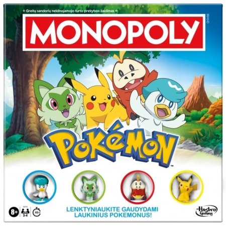 MONOPOLY stalo žaidimas Pokemon (LT), G0716633 