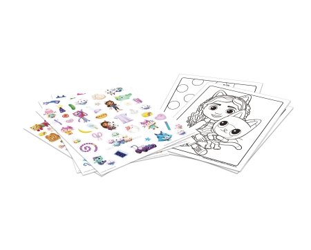 CRAYOLA kūrybinis rinkinys Color & Sticker, Gabby's Dollhouse, 04-7025G 