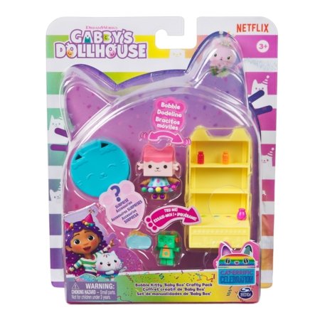 GABBY'S DOLLHOUSE rinkinys Bobble Kitty crafty pack,, 6068602 