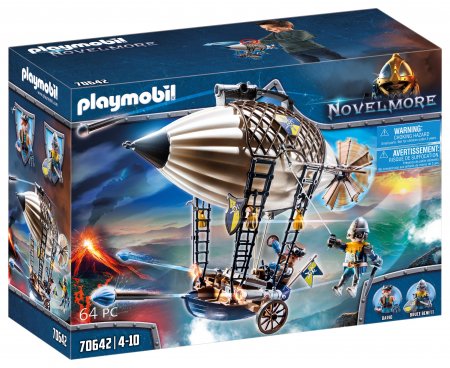 PLAYMOBIL NOVELMORE Riterių dirižablis, 70642 70642