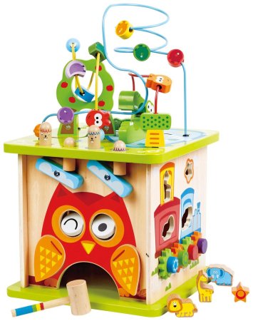 HAPE spalvingas žaidimų kubas Forest Animal, E8341 