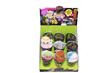 BRAIN ROT kalbantis pliušinis pakabukas 15 cm, asort., BD1270 