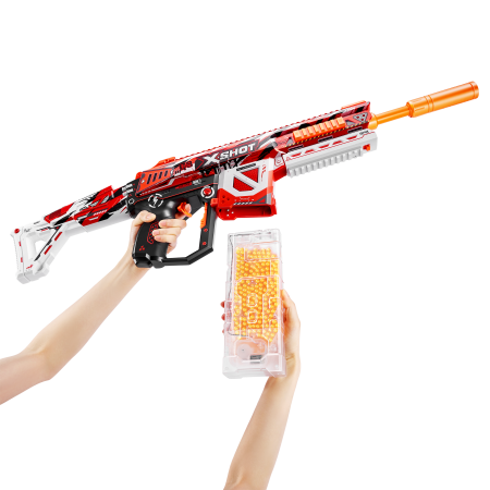 X-SHOT žaislinis šautuvas Hyper Gel, 1 serija, 20000 želinių rutuliukų, asort., 36620 
