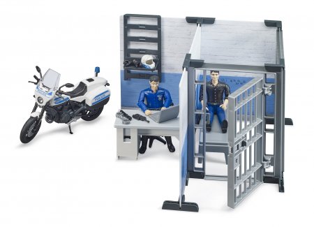 BRUDER 1:16 policijos nuovada su policijos motociklu, 62732 62732