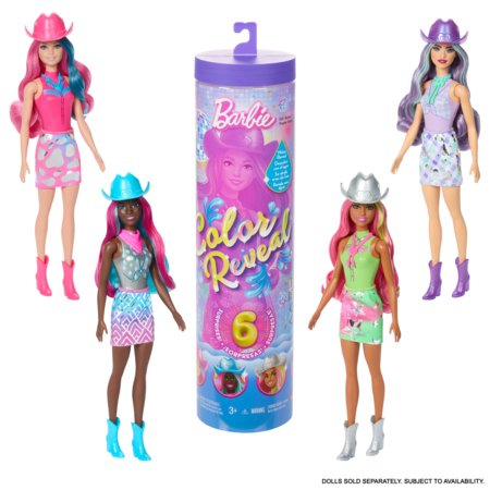 BARBIE Color Reveal siurprizų rinkinys Disco Star serija, JCP01 