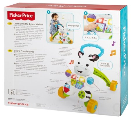 FISHER-PRICE Vaikštukas-stumdukas Zebriukas, DLD80 DLD80