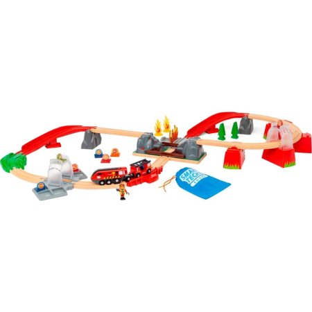 BRIO traukinio bėgių rinkinys Fire Rescue, 636004 