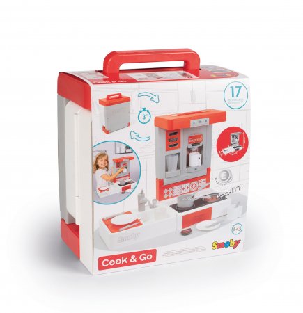 SMOBY virtuvė Cook&Go su garsu, 7600312401 7600312401