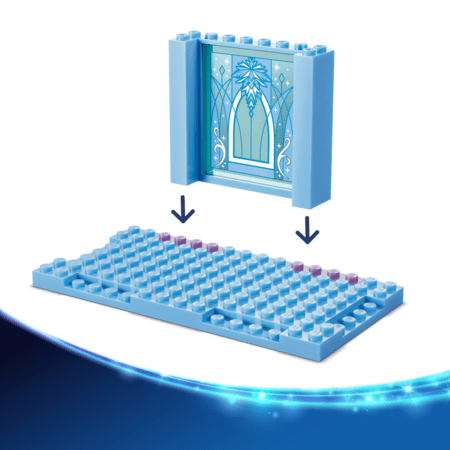 43281 LEGO® ǀ „Disney Frozen“ Elzos ledo pilis ir smagus pasivažinėjimas rogėmis 