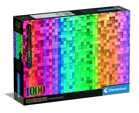 CLEMENTONI dėlionė HQC Colorboom Compact, 1000d., 39782 39782