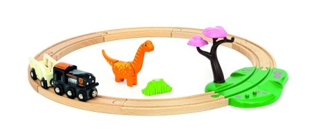 BRIO WORLD dinozaurų nuotykių rinkinys Dinosaur Circle Set, 36098 