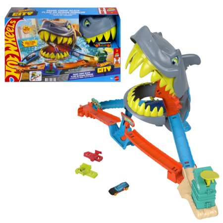 HOT WHEELS City rinkinys – Ryklio paplūdimio trasa, JHL96 