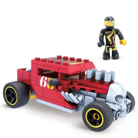 MEGA CONSTRUX HOT WHEELS konstruktorius lenktynininkas asort., GVM28 GVM28