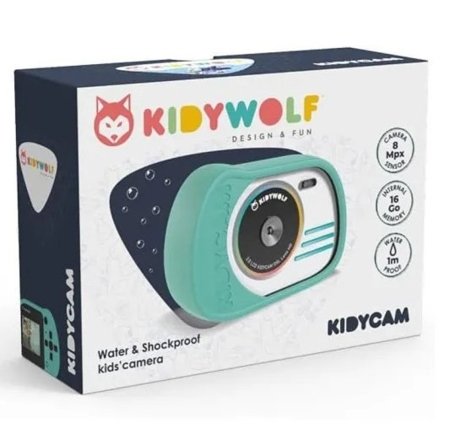 KIDYWOLF vandeniui atsparus skaitmeninis fotoaparatas, KIDYCAM-CY 