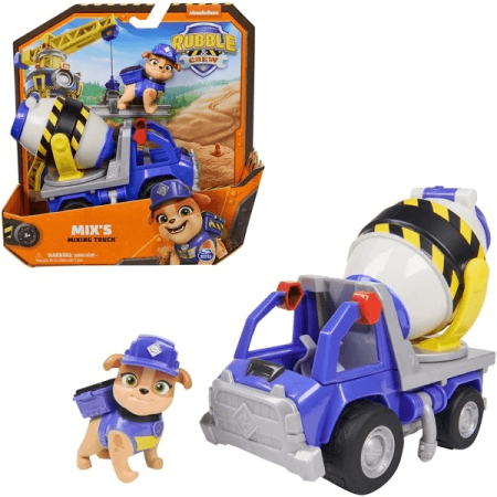 RUBBLE & CREW statybinė transporto priemonė Mix's Mixing Truck, 6066540 