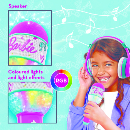LISCIANI BARBIE mikrofonas ir ausinės Sound Your Style, 104468 
