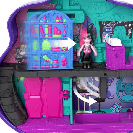 POLLY POCKET Monster High tematikos pramogų rinkinys, HVV58 