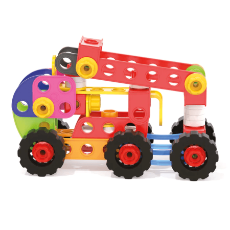 QUERCETTI Tecno Jumbo Toolbox veržlių ir varžtų konstravimo rinkinys 84vnt, 6150 