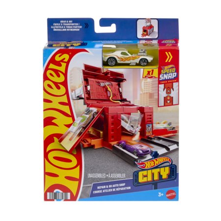 HOT WHEELS City Play and Go trasos rinkinys, asort., JHL43 