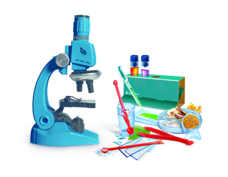 CLEMENTONI Science & Play mikroskopas 1200x, 75100BL 