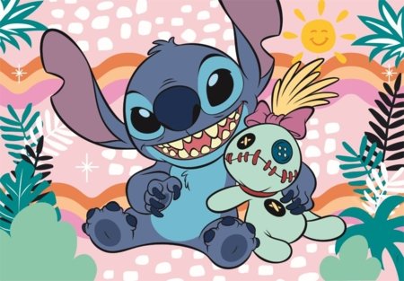CLEMENTONI dėlionė Disney Stitch, 60 det., 26331 