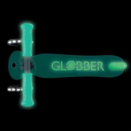 GLOBBER paspirtukas Primo Plus Glow Lights, mėtinis, 443-206 